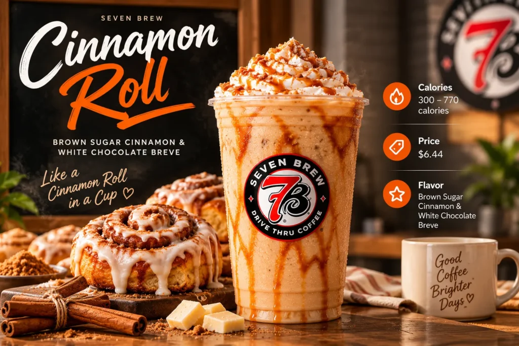 7 Brew Cinnamon Roll